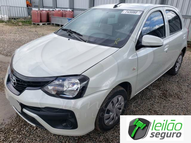 LOTE 016 TOYOTA/ETIOS X AT 1.3 16V DUAL VVT-I 2020