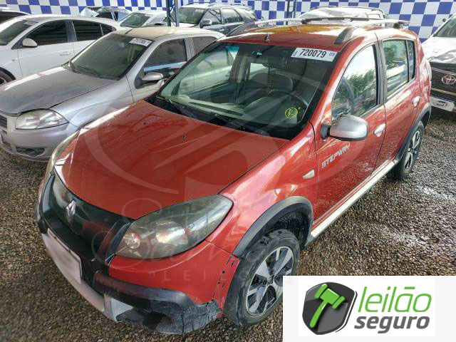 LOTE 009 RENAULT/SANDERO STEPWAY 1.6 HI-POWER 2013