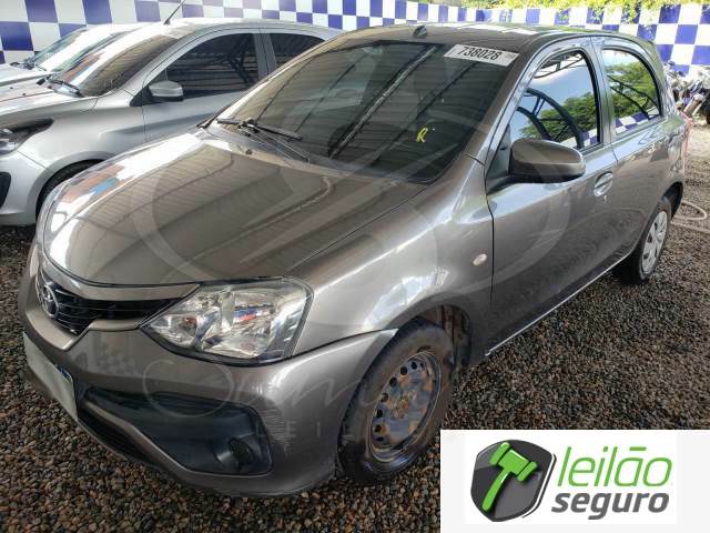 LOTE 009 TOYOTA/ETIOS XS AT 1.5 16V DUAL VVT-I 2018