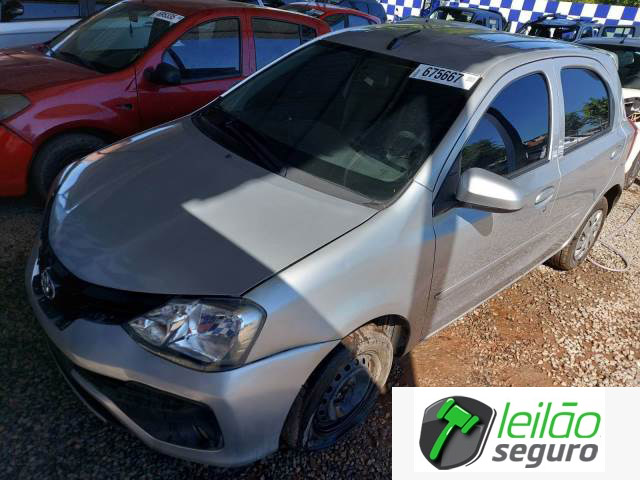LOTE 026 TOYOTA/ETIOS X AT 1.3 16V DUAL VVT-I 2020
